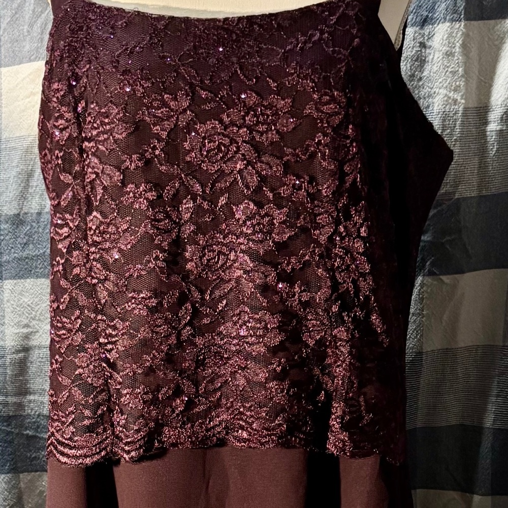 Purple Sally Sleeveless Dress Plus